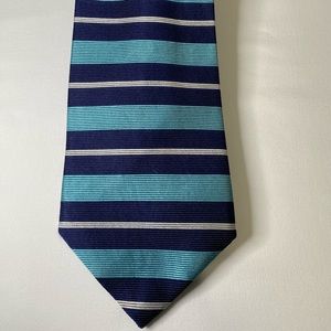 Brooks Brothers Marker Neck Tie - Blue Stripes